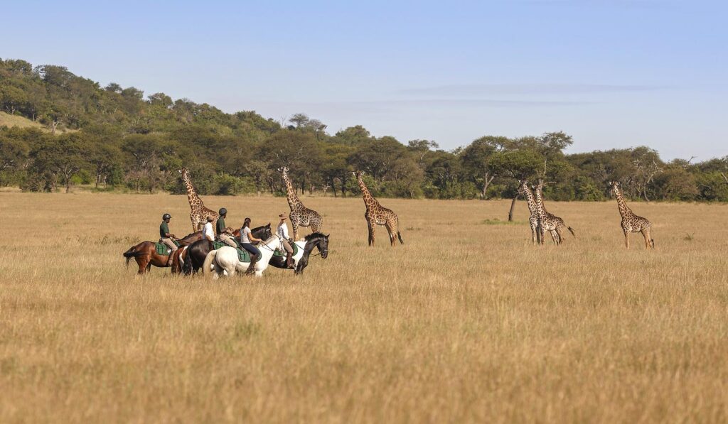 Horseback Riding safari at Ol Donyo Lodge in Kenya